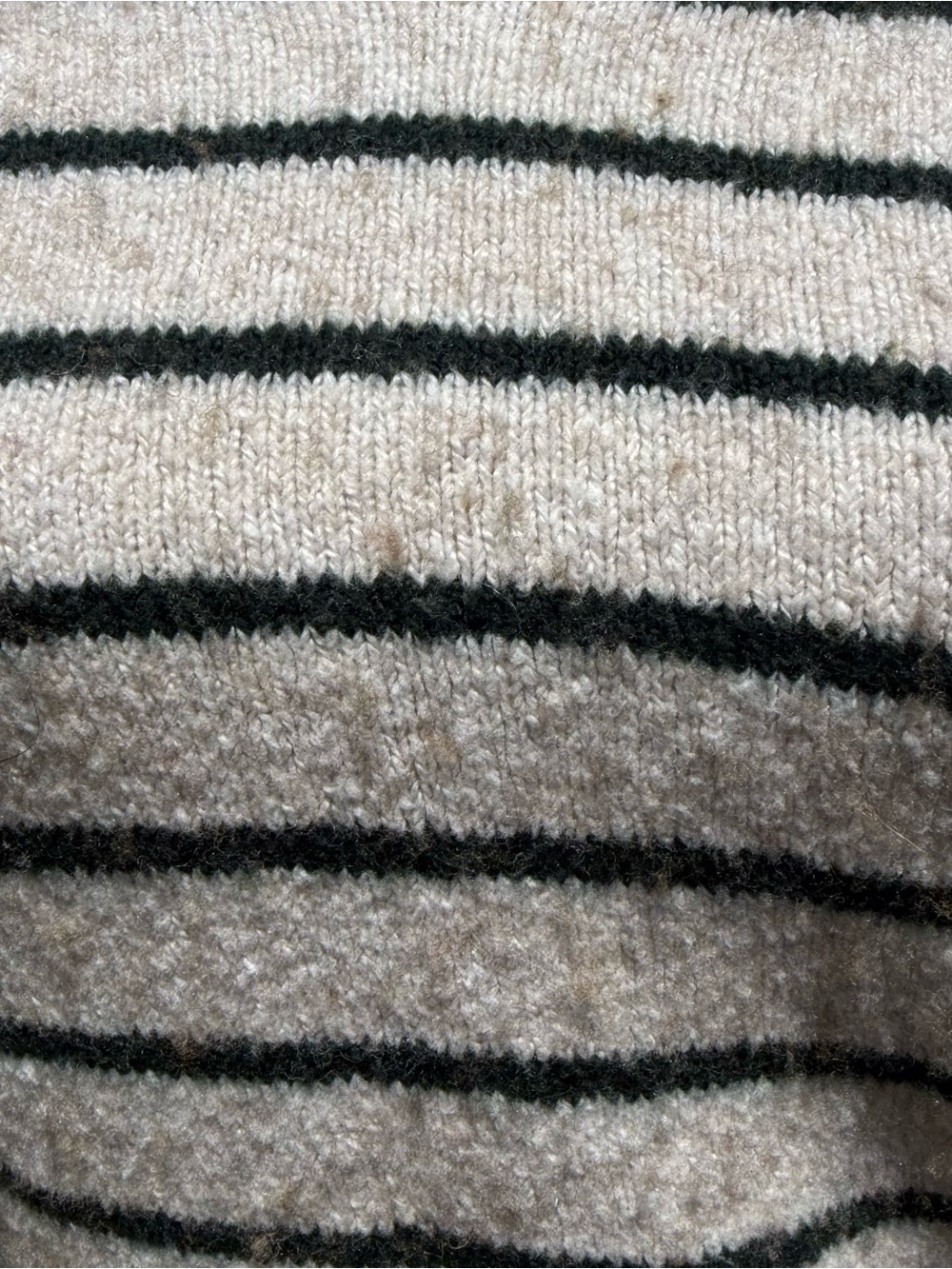 Madewell Wedged V-Neck Striped Sweater - Picture 3 of 8